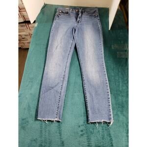 Gap Jeans Size 6 Womens Blue Denim Stretch Pants High Rise True Skinny
